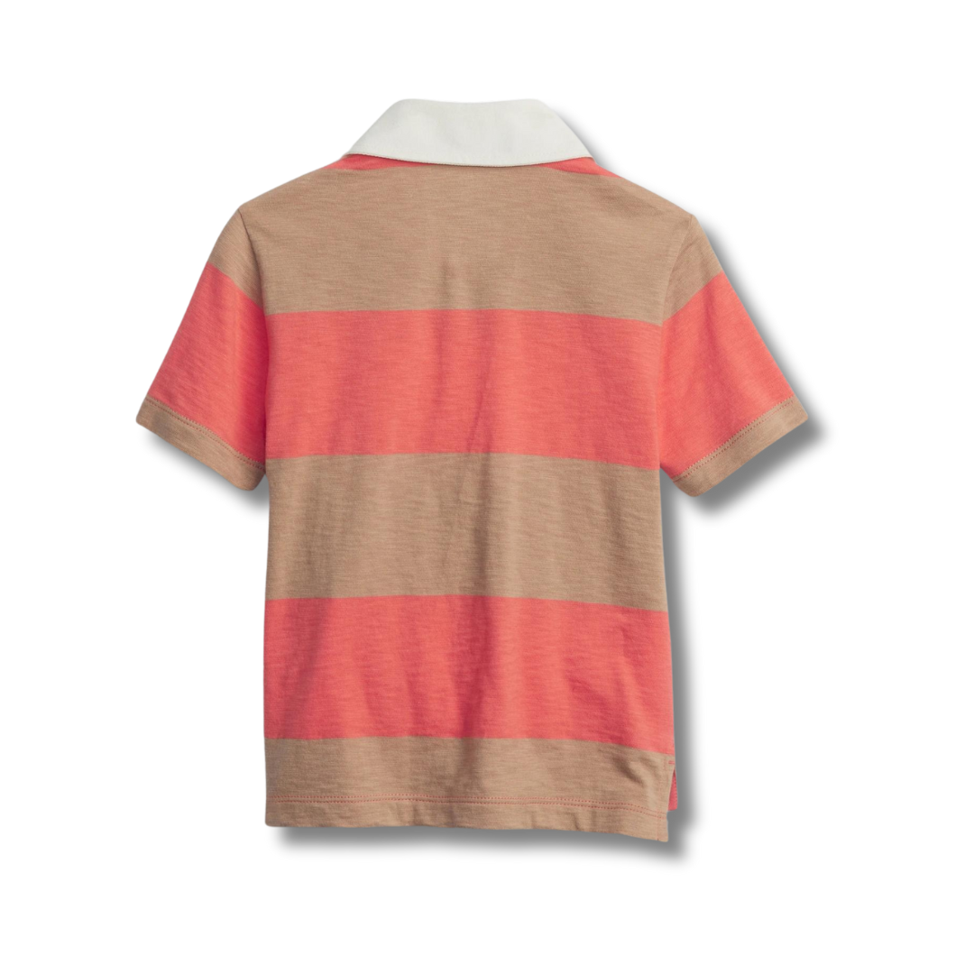 Gap Toddler Pink Striped Polo Shirt