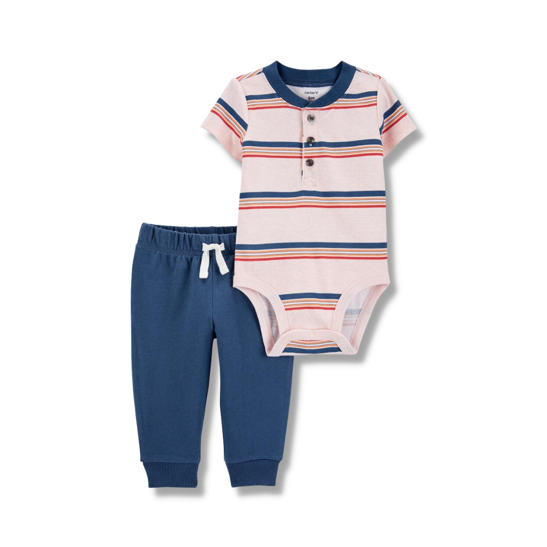 Carters 2-Piece Striped Bodysuit Pant Set