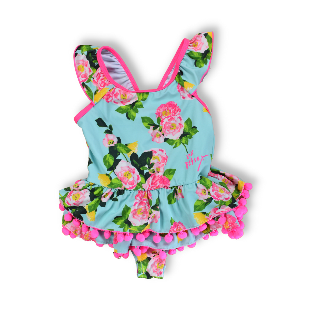 Betsey Johnson Floral Swim Suit
