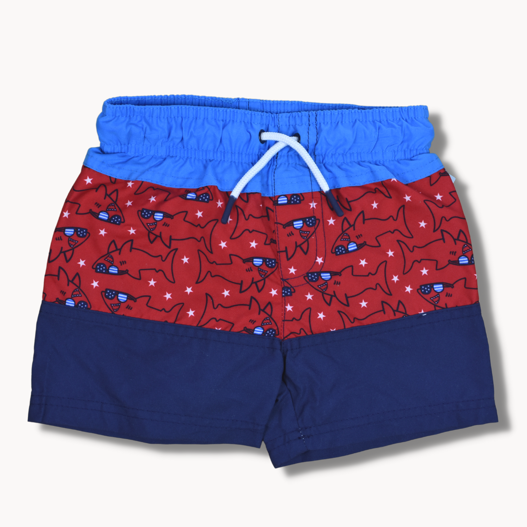 Cool Sharks Swim Trunks