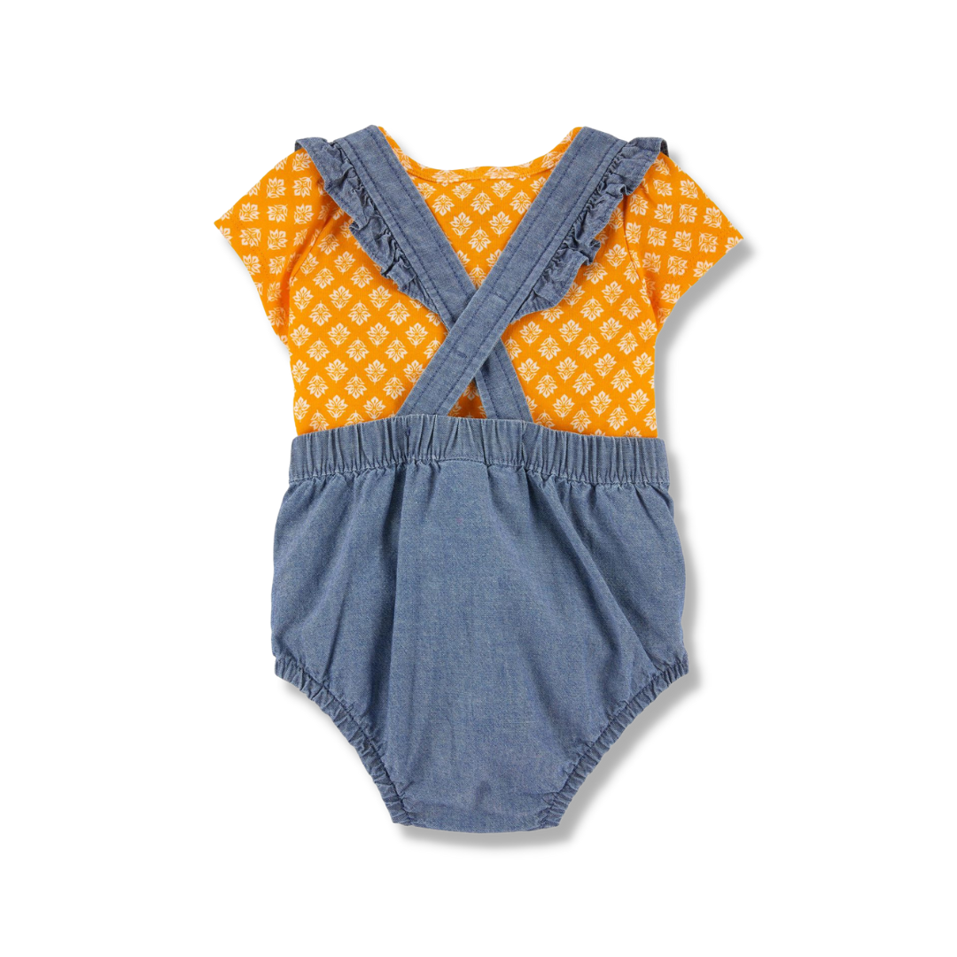 Carters 2-Piece Tee & Chambray Bubble Suit