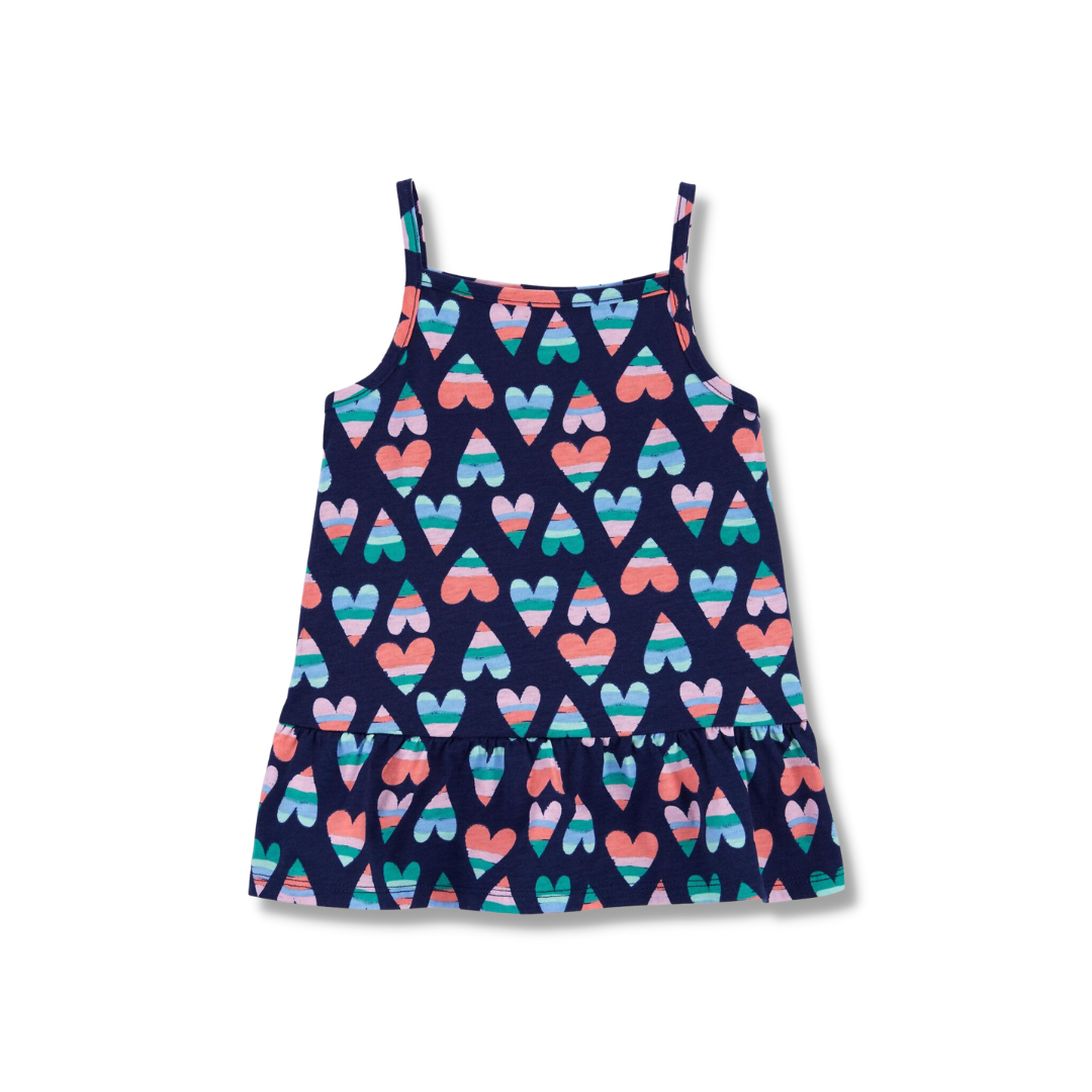 Heart Peplum Tank