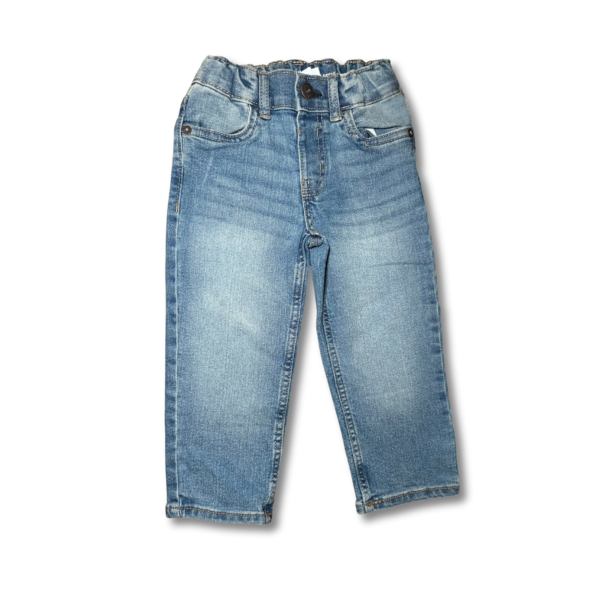 Straight Leg Natural Indigo Wash