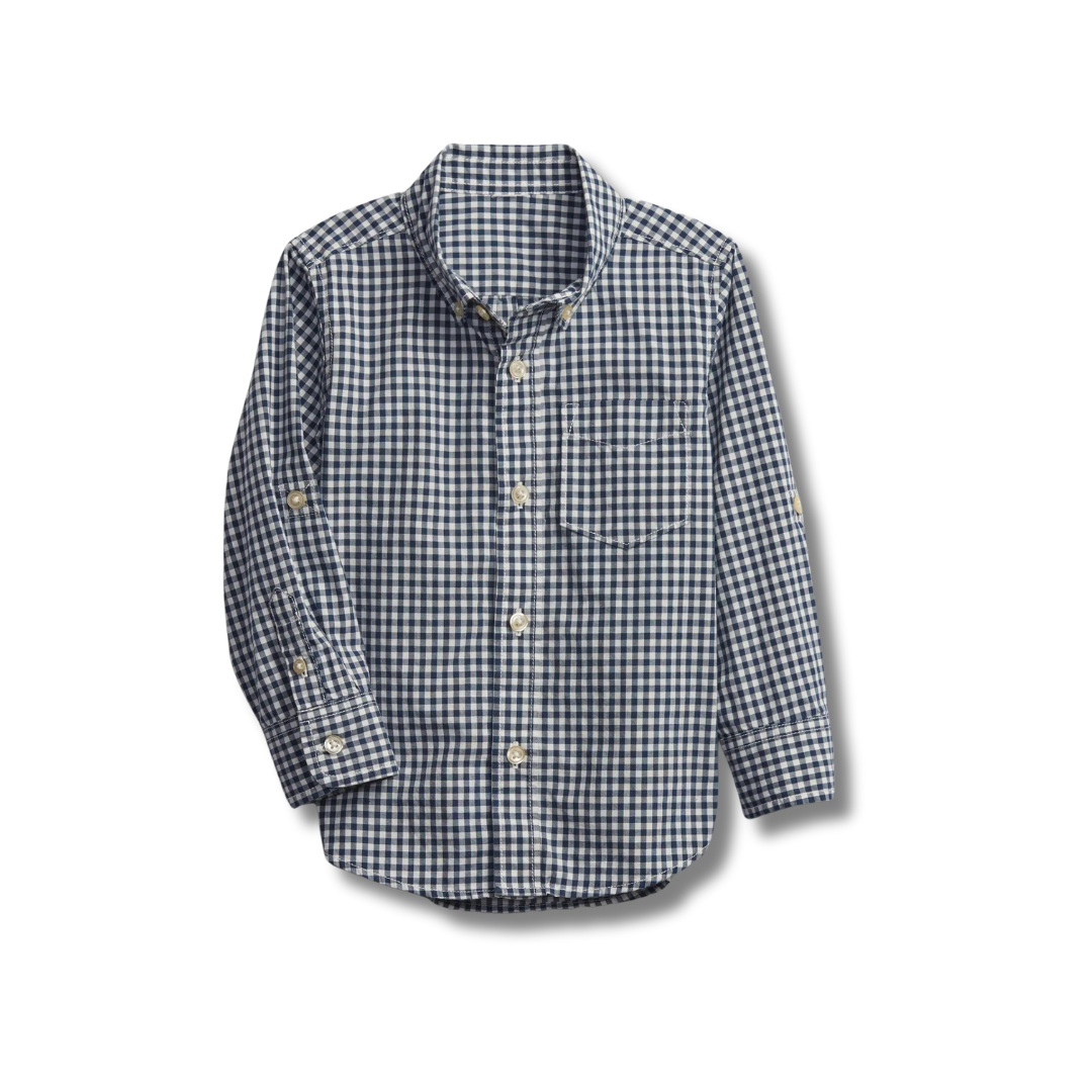 Gap Toddler Gingham Print Shirt