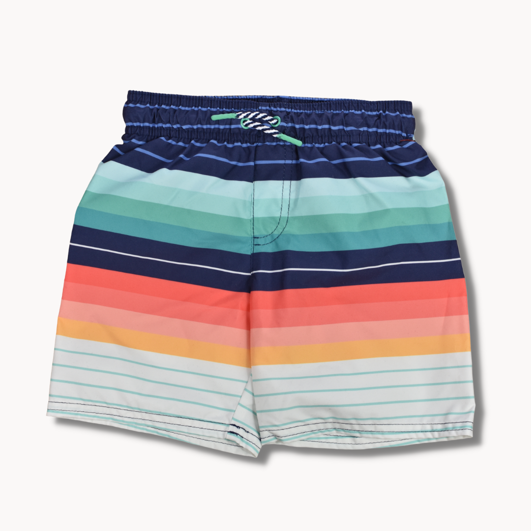 Sunny Stripes Swim Trunks