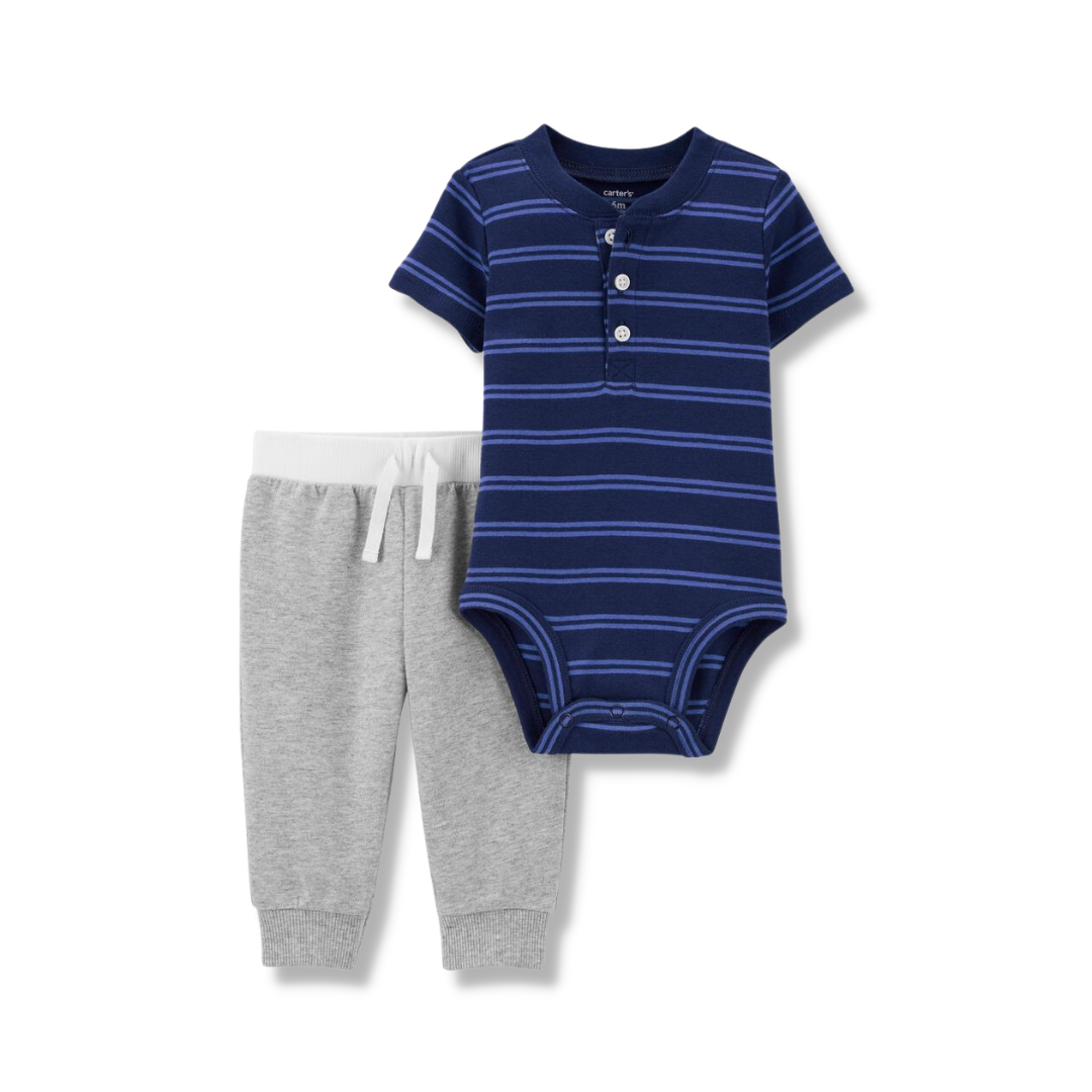 Carters 2-Piece Striped Bodysuit Pant Set