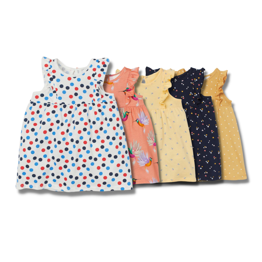 H&M Ruffle-trimmed Jersey Dress