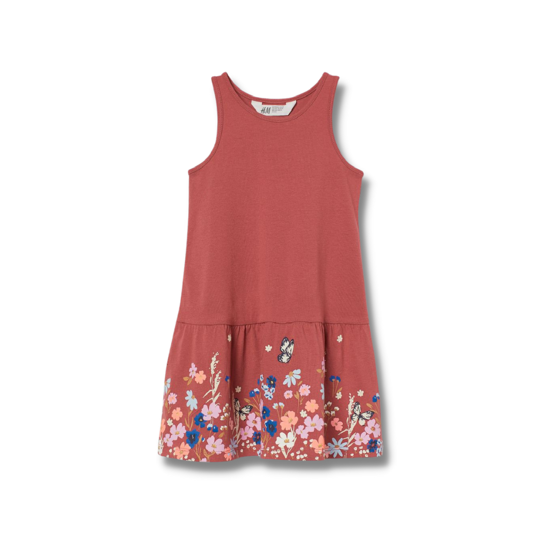 H&M Patterned Jersey Dress