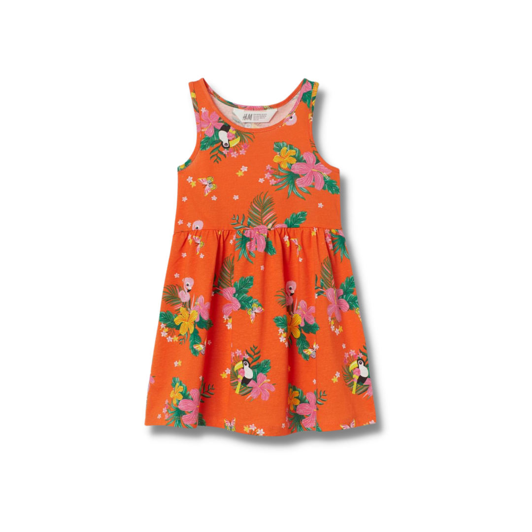 H&M Patterned Jersey Dress