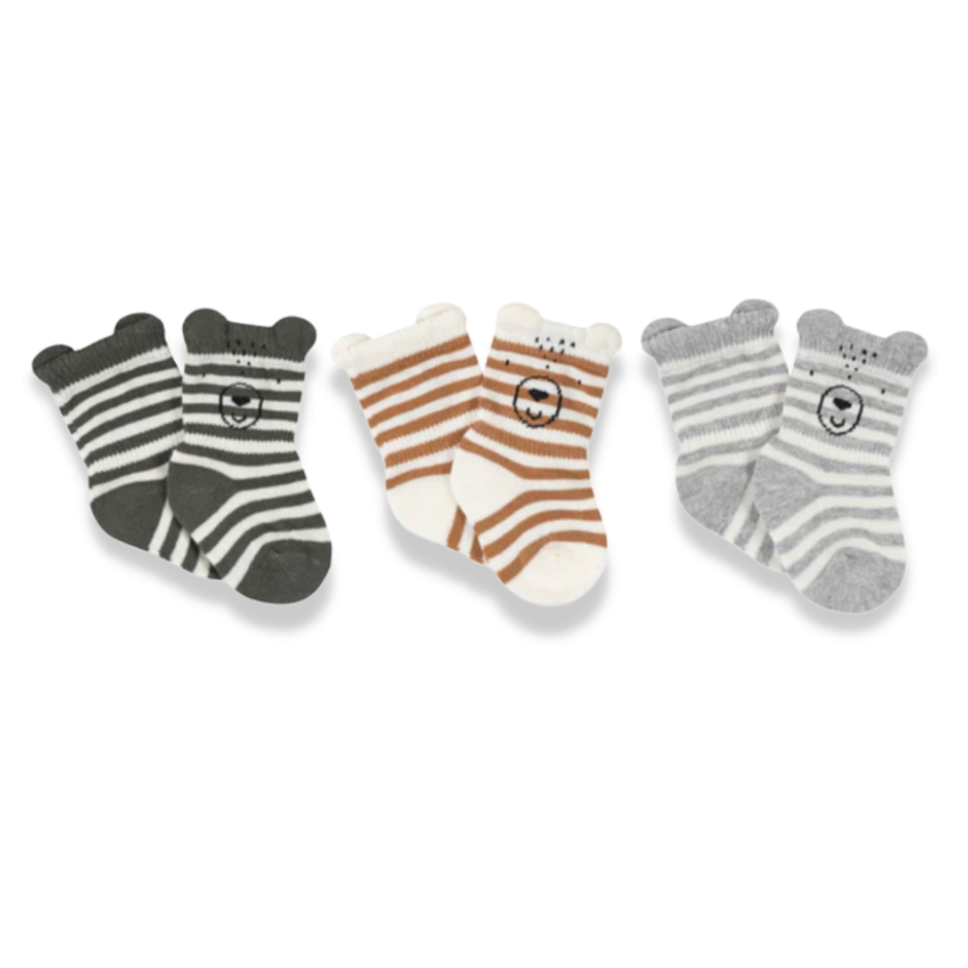 3 Pack Gerber Boys Socks