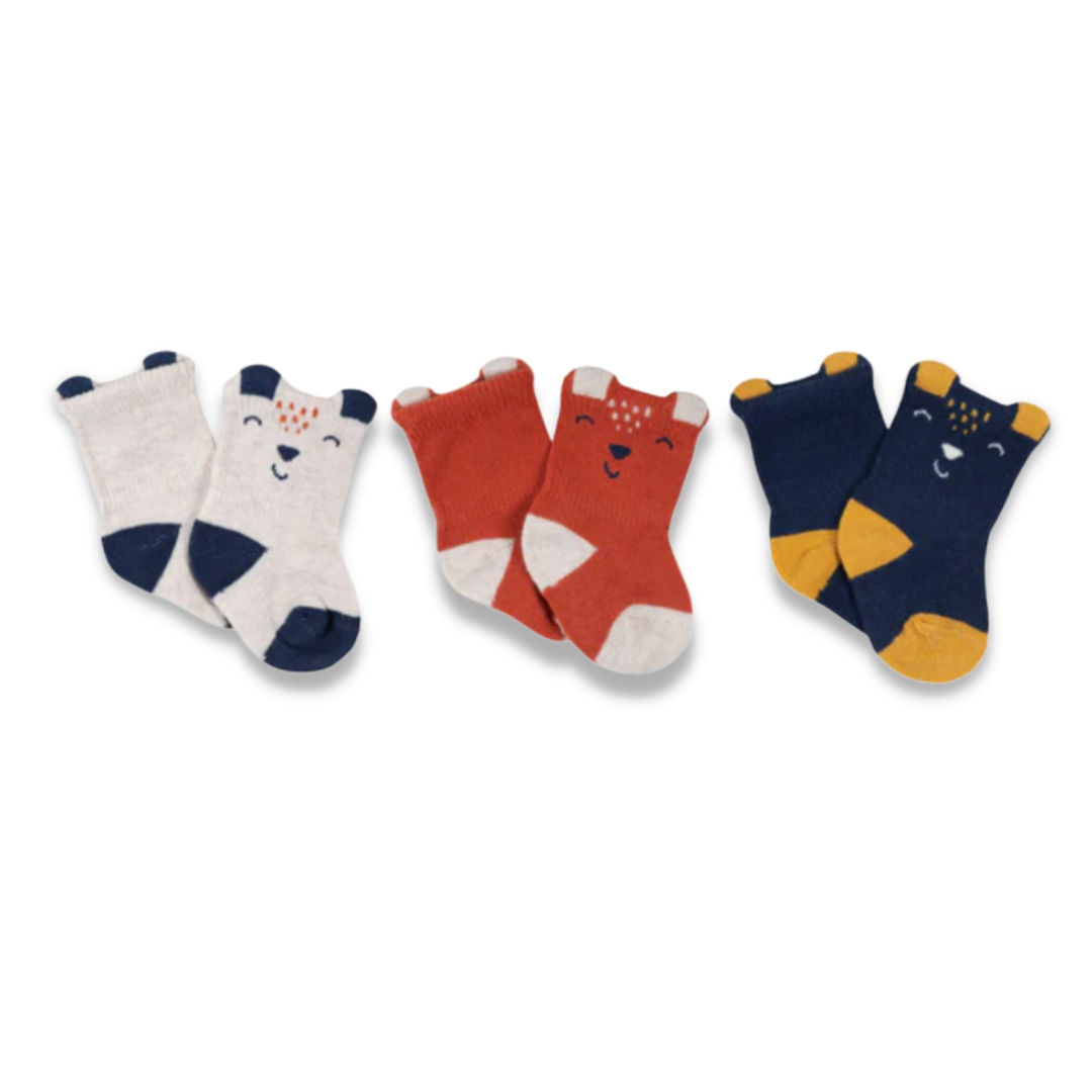 3 Pack Gerber Boys Socks